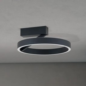 Orion - KOLK LED mennyezeti lámpatest, 40 W, 230 V, 2700/3000/4000 K, átmérő 40 cm, fekete