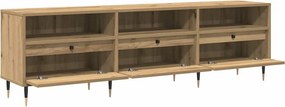 vidaXL TV szekrény Artisan tölgy 150 x 30 x 45 cm Faanyag