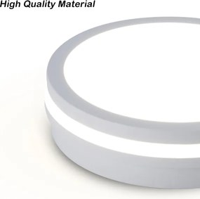 Brilagi - LED kültéri mennyezeti lámpatest BENE LED/18W/230V átm. 21,5 cm fehér IP54