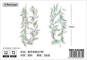 Mesterséges Levendula Növény 135cm Lakberendezés
