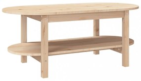tömör fenyőfa dohányzóasztal 110 x 55 x 45 cm
