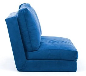 Kék kinyitható kanapé 120 cm Taida – Balcab Home