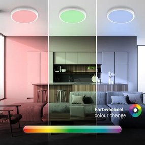 Brilo - LED RGBW dimmelhető mennyezeti lámpatest LED/20W/230V 2200-6500K átm. 27 cm