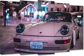 Vászonkép 150x95 Fehér Porsche