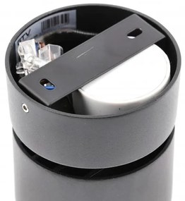 Lámpa Mennyezeti BIANCO, 8W, 680lm, AC220-240V, 50/60 Hz, PF>0,9, Ra≥80, IP20, IK06, 36°, 4000K, kör, fekete