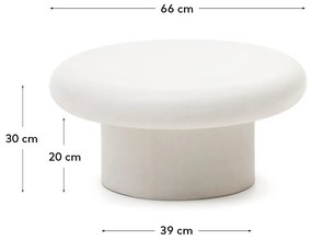Kerek kerti dohányzóasztal ø 66 cm Addaia – Kave Home