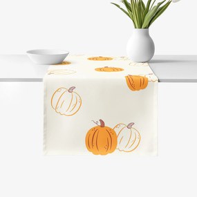 Goldea pamut asztali futó - őszi tökök 50x140 cm
