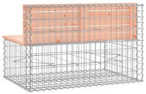 tömör duglászfenyő gabion kerti pad 103x70x65 cm