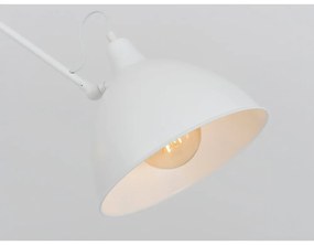 Fehér függőlámpa fém búrával 104x104 cm Coben - CustomForm