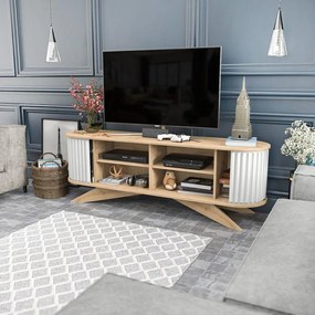 TV szekrény Stor - Sapphire, White