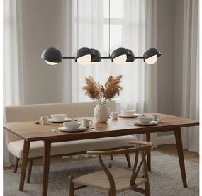 Kábelcsillár BOOM 6xG9/8W/230V fekete