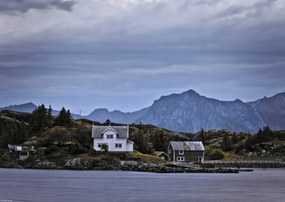 Poszter 42x29,7cm Norvég fjord, Assaf Frank