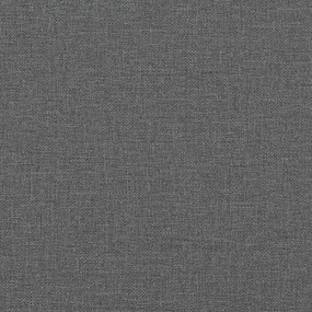 sötétszürke szövet loveseat kanapé 111 cm
