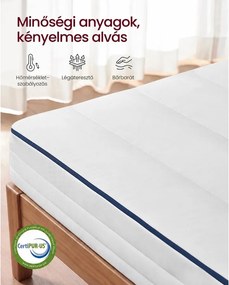Memóriahabos matrac 90 × 200 cm, 16 cm, H3, 7 zónás – VASAGLE