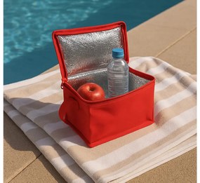 COOLER piros hűtőtáska 4l