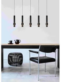 Lucide 24402/30/30 -LED Dimmelhető csillár zsinóron MARGARY 5xLED/4,2W/230V fekete