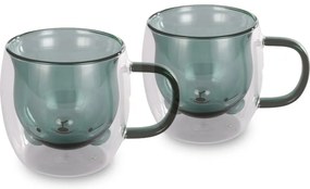 Lamart LT9127 2 részes Bear Vaso pohárkészlet, 250ml, zöld