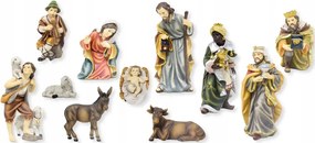 Karácsonyi betlehem figurák.- 19cm magas- 11 részes- A Legszebbek