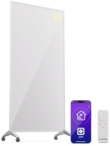 Klarstein Wonderwall Smart Bornholm, infravörös hősugárzó, 60 x 120 cm, 1200 W, applikáció