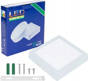 Mennyezeti lámpa lapos négyzet alakú led panel falra szerelhető mennyezeti plafon 12w