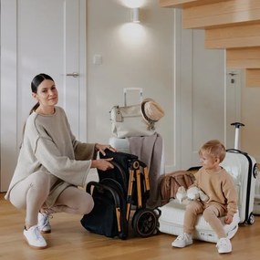 Lionelo - Babakocsi CLOE fekete/arany