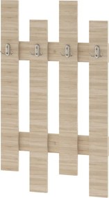 Stick lamellás fogasfal, Sonoma tölgy, 100 x 60 cm