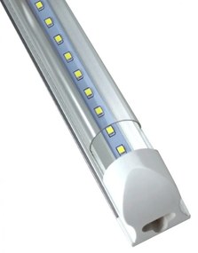 10 Darab LED Fénycső Armatúra Dupla Soros 72W Hideg Fehér T8 120cm Legolcsóbb