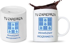 Informatikai Készlet Ajándék Bögre Persely fényképes nyomtatással