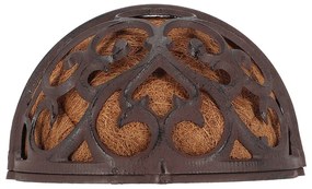 Öntöttvas fali virágtartó kókuszrost betéttel, 29 x 37 cm