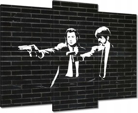 Vászonkép 90x70 Ponyva Fiction Graffiti