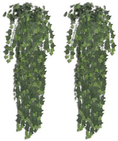 2 db Zöld Mesterséges Borostyán Bokor 90 cm