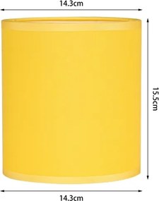 BRILAGI - LED fali lámpa NUBILA WOOD 1xE27/25W/230V + LED/3W tölgy/fekete/sárga