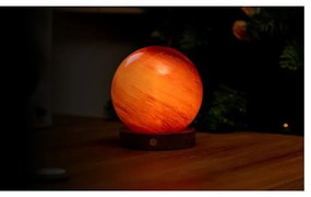 Sötétbarna USB fénydekoráció ø 12 cm Sand Storm – Gingko