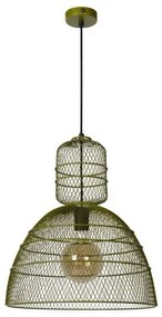 Lucide 78395/01/33 - Csillár zsinóron GASSET 1xE27/60W/230V zöld