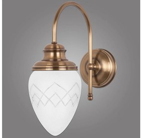 Kemar RI/K/1/M - Fali lámpa RINAMA 1xE27/60W/230V sárgaréz