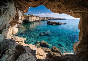 Fotótapéta Barlang 3D Óceán Tájkép Falra Hálószoba Nappali 250x175