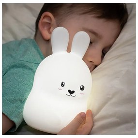 Újratölthető LED éjszakai lámpa -  Bunny 18,5 cm