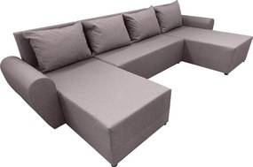 Univerzális ülőgarnitúra, szürkésbézs Taupe, DAKAR NEW U