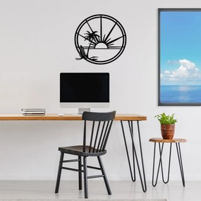 Sea fém fali dekoráció, 69×67 cm