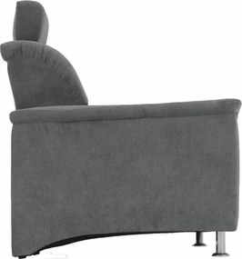 Fotel, szürke szövet, SANTIAGO
