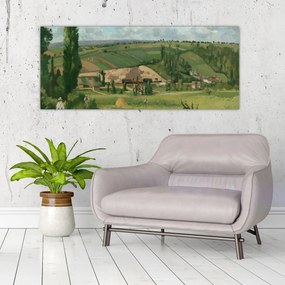 Kép - Camille Pissarro, Landscape at Les Pâtis, Pontoise, reprodukciók (120x50 cm)