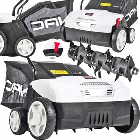 Aerator Elektromos Areator Talajlazító Gyepszellőztetés 1400W kosárral 3az1ben 32 cm