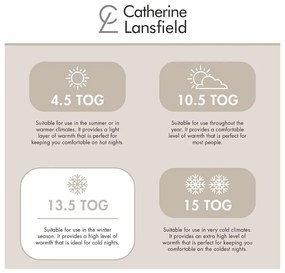 Téli-4 évszakos paplan 230x220 cm So Soft Hollowfibre – Catherine Lansfield