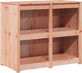 vidaXL Konyhaszekrény Barna Tölgy 106 x 55 x 92 cm Tömör fenyőfa