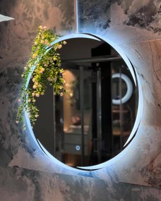 Viva AURA MOON fürdőszoba tükör - érintőkapcsolóval - AMBIENT LED - KEREK - átmérő 65 cm