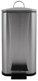 Matt ezüstszínű acél pedálos szemetes 5 l Erik – Spirella