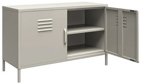 Krémszínű fém szekrény 100x64 cm Bradford – Støraa