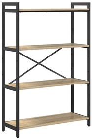 Könyvszekrény sonoma tölgy 80 x 30 x 118 cm Faanyag