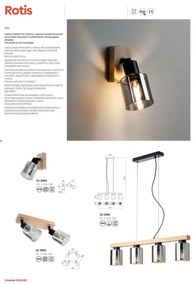 Redo 01-3985 - Spotlámpa ROTIS 2xE14/15W/230V
