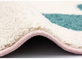 Elefántcsont színű gyerek szőnyeg 80x150 cm Lolly Cream – FD
